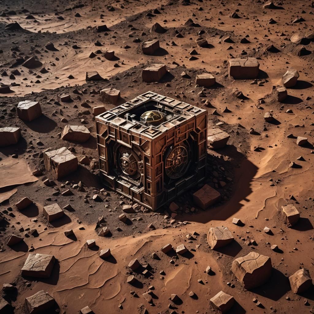 Death inside the cube on mars