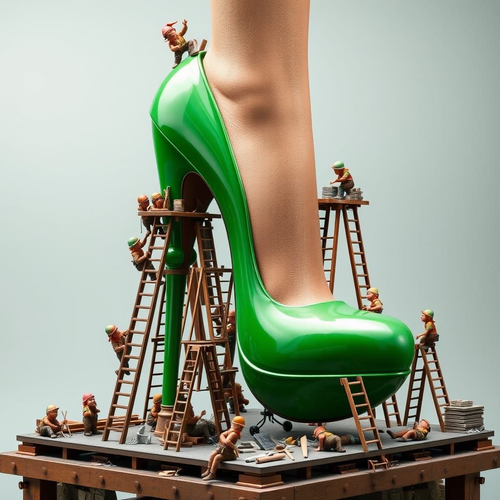 Shoemakers, creating next new bubble toe heel