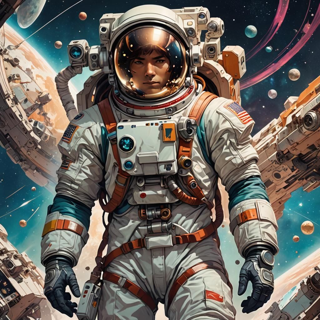 The Astronaut - AI Generated Artwork - NightCafe Creator