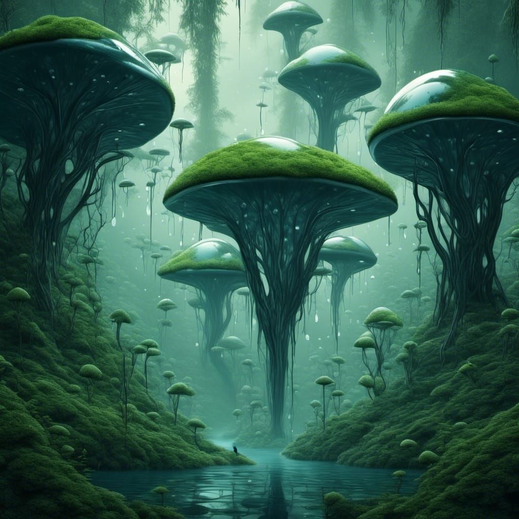 The Green Utopia 🌎 - AI Generated Artwork - NightCafe Creator