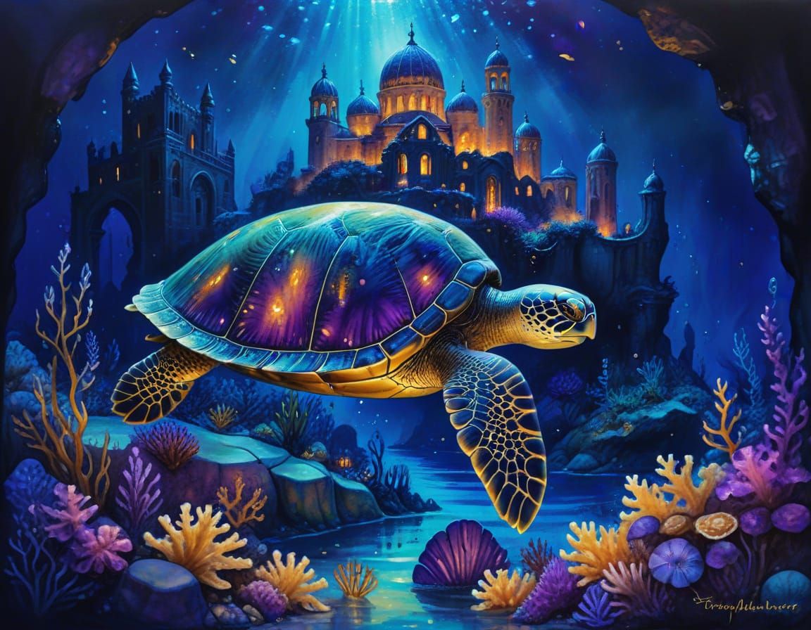 Sea turtle  by @John from Youngstown