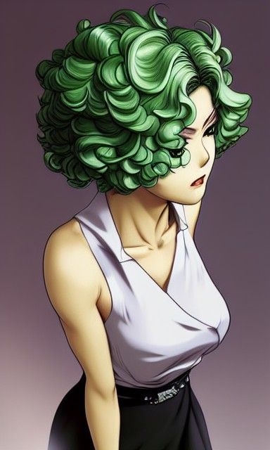 Tatsumaki at the office