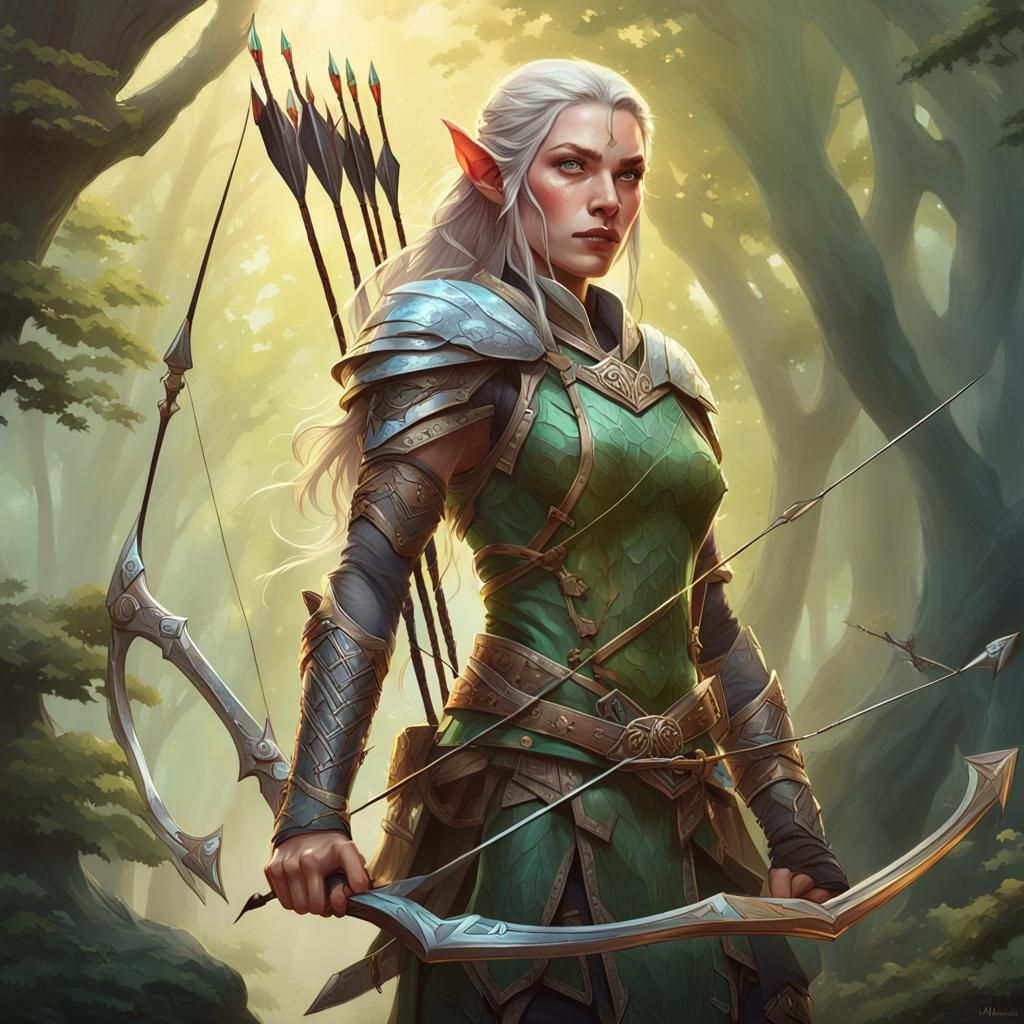 Elf warrior - AI Generated Artwork - NightCafe Creator