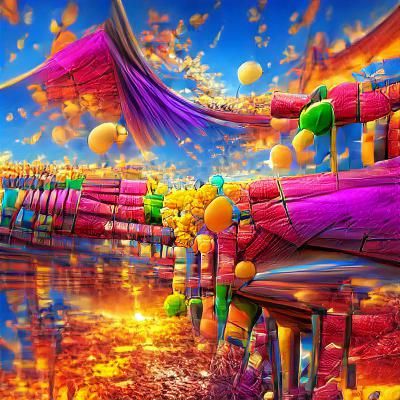 Cinematic view of an unlimited structure beautiful detailed ...
