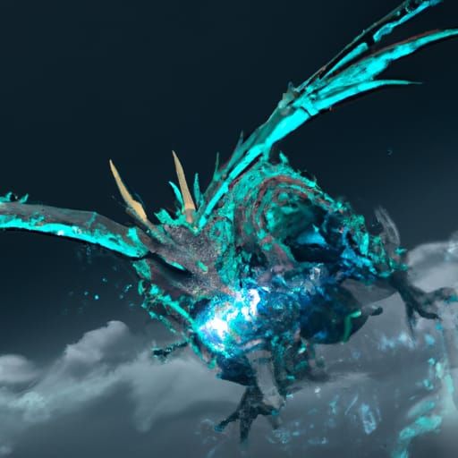 The Glowing Dragon - AI Generated Artwork - NightCafe Creator