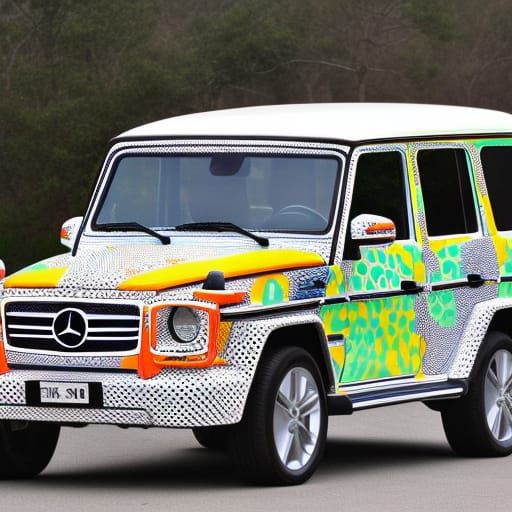 Yayoi Kusama inspired G wagon