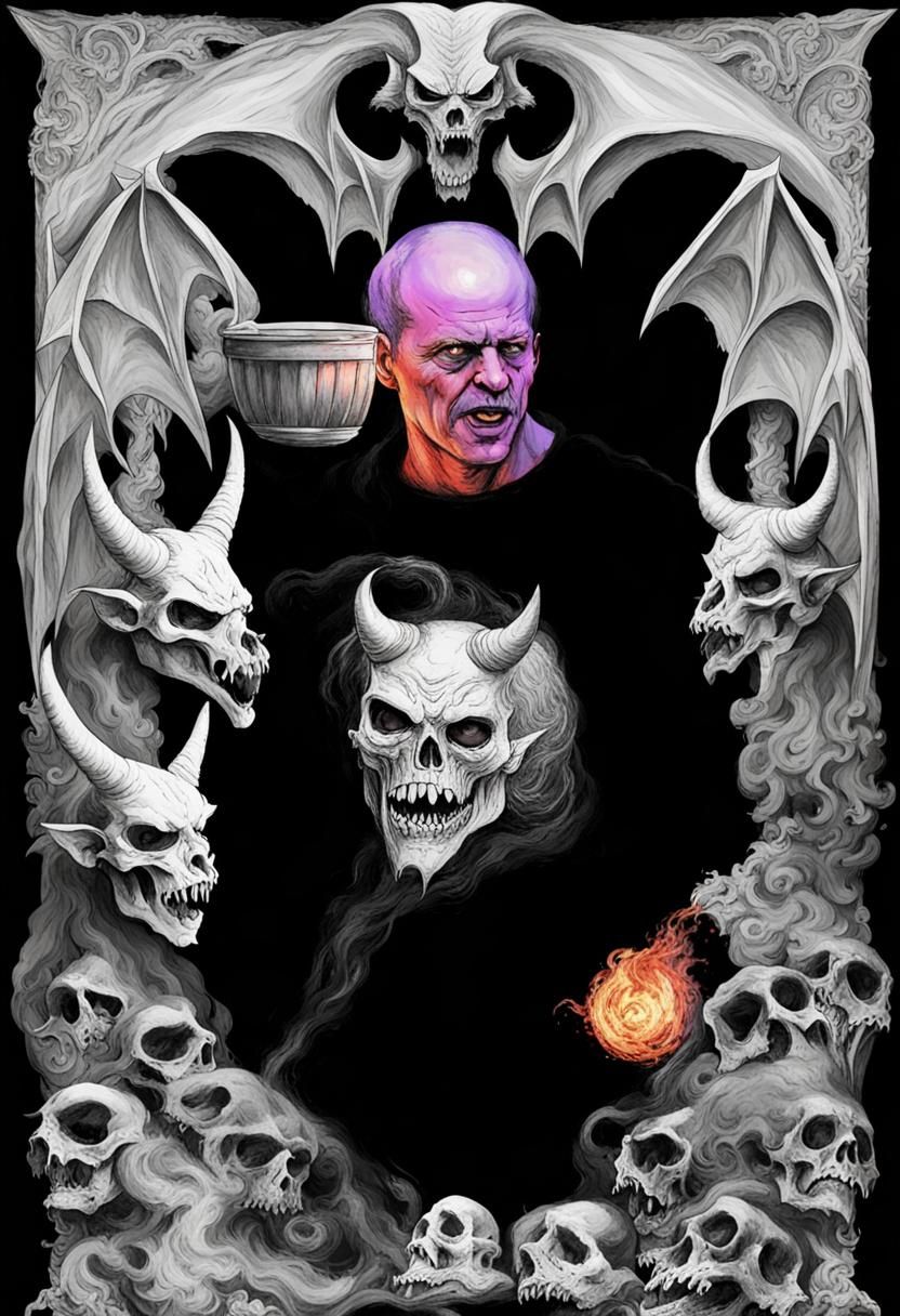 Devil Enemy of the Dark Age, decomposed, dismal Creation, de...
