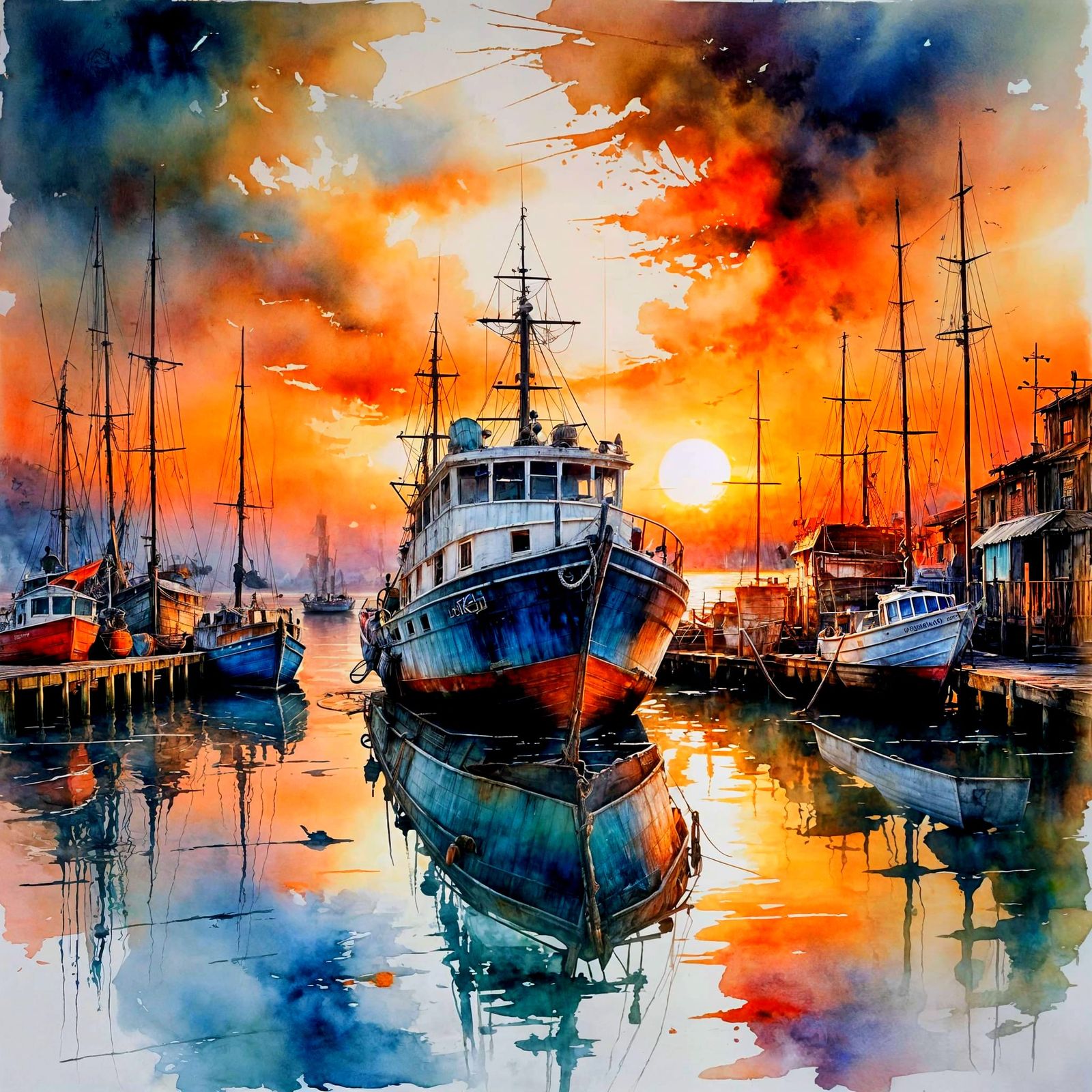 Sunset in the Old Port  by @SrgGrkv