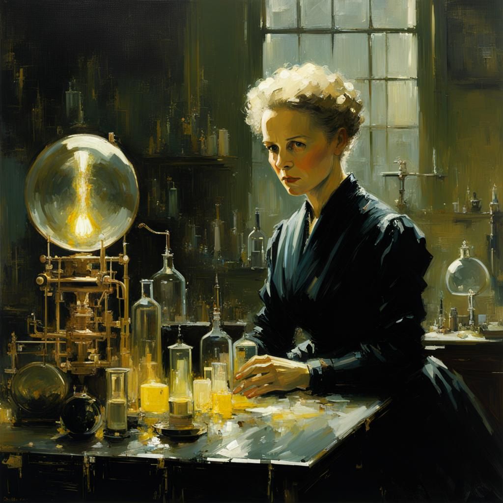Marie Curie  by @Vic Williams