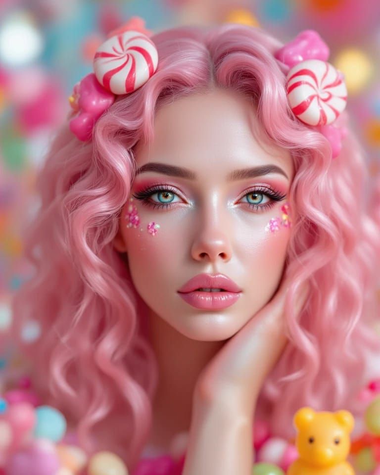 Sweet Blushes: A Portrait in Pink & Peppermint