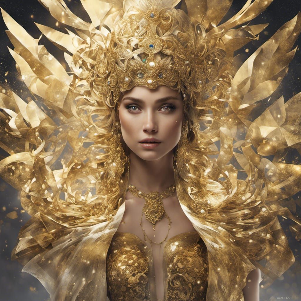 Golden goddess   by @Knucker