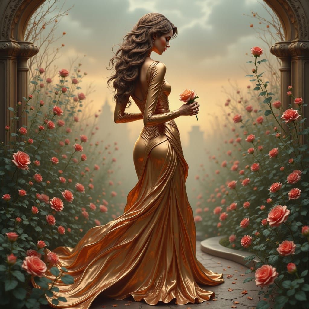 <lora:Art Metal flux:1.0>