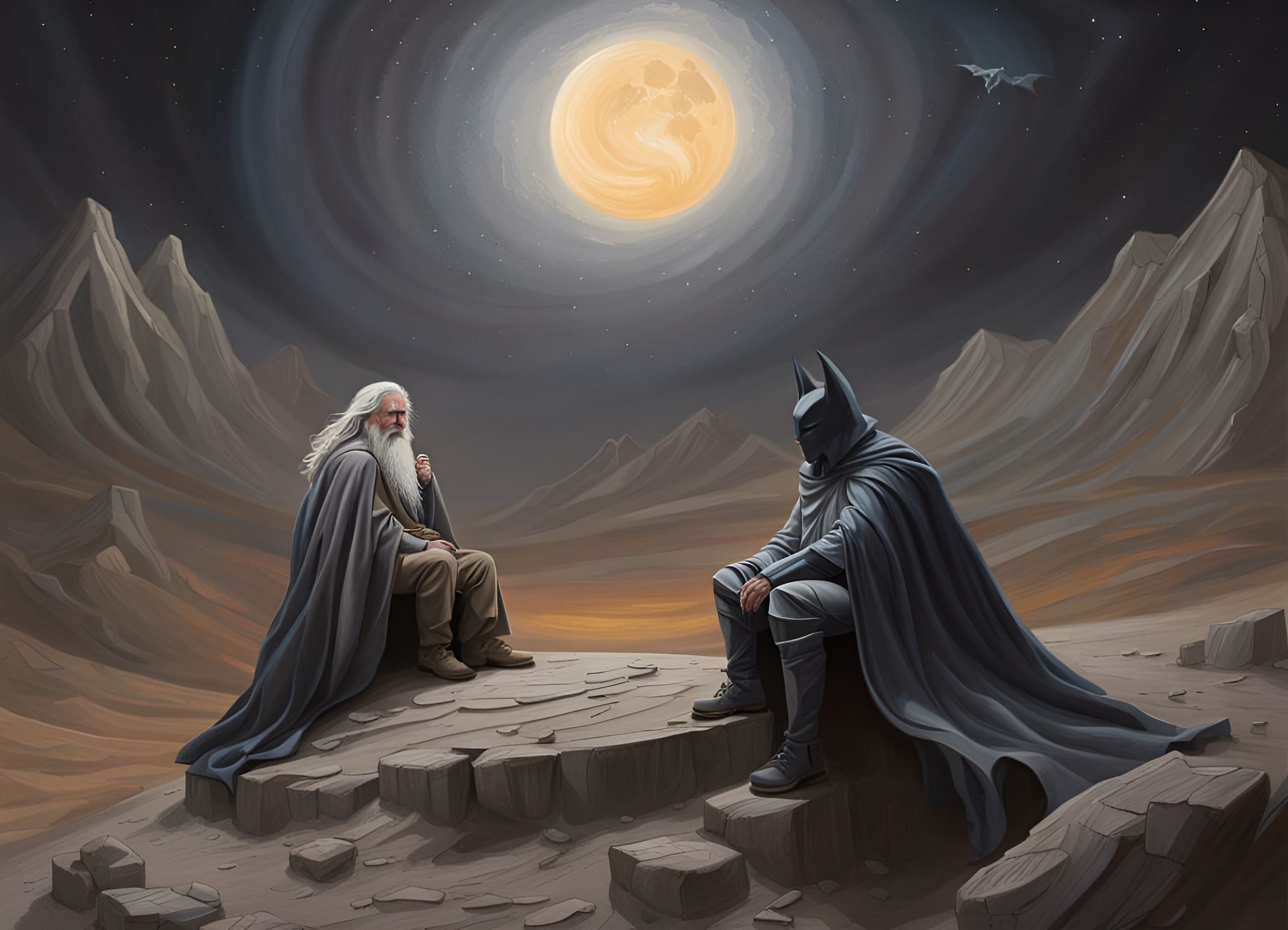 Batman/Gandalf Team-up by Mardoza on DeviantArt