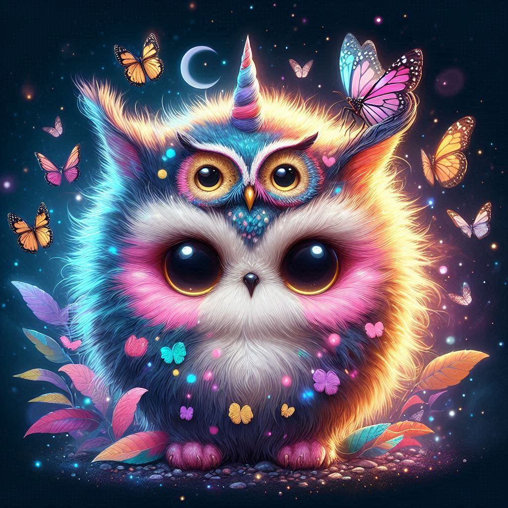 Cute strange creature