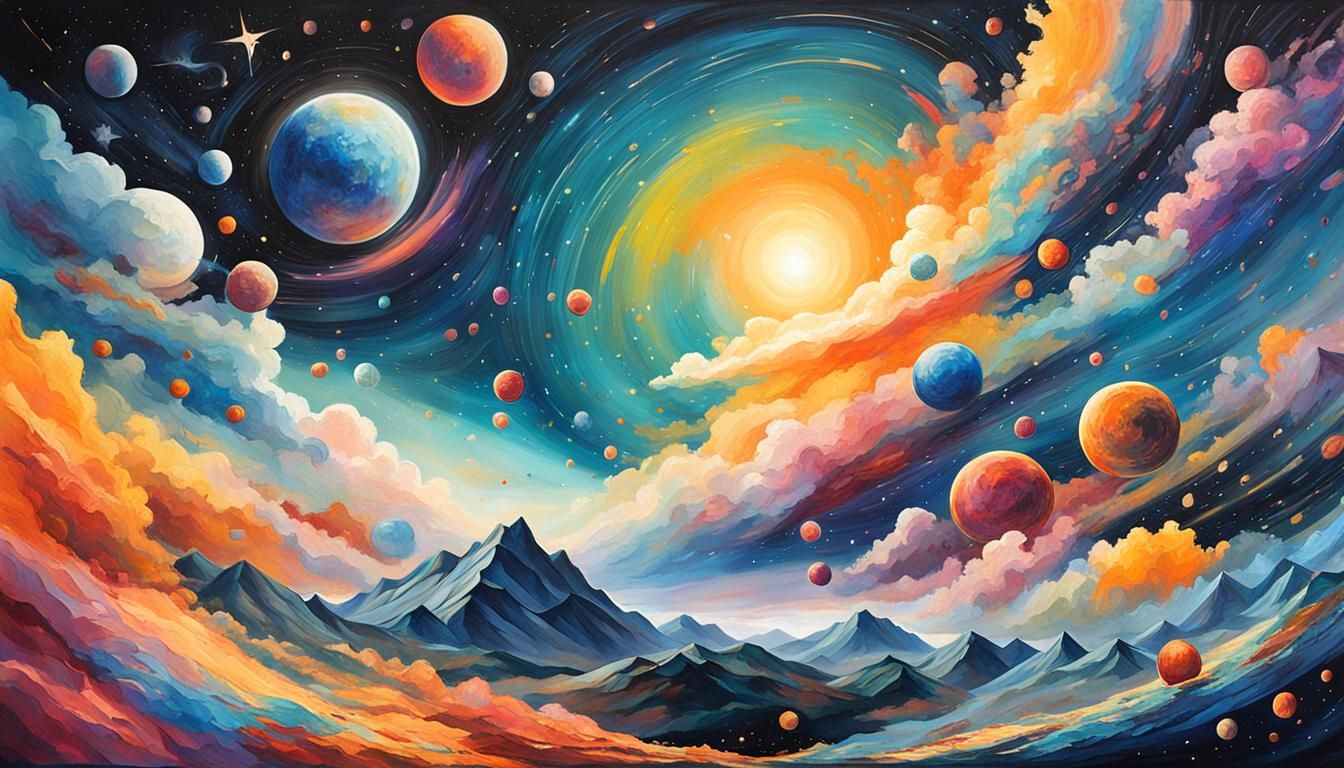 Artwork that conveys the sense of awe and wonder inspired by...