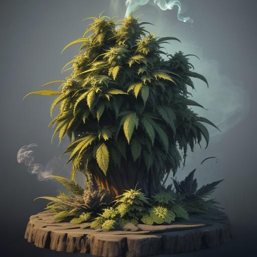 "Smoke marijuana" cannabis sign