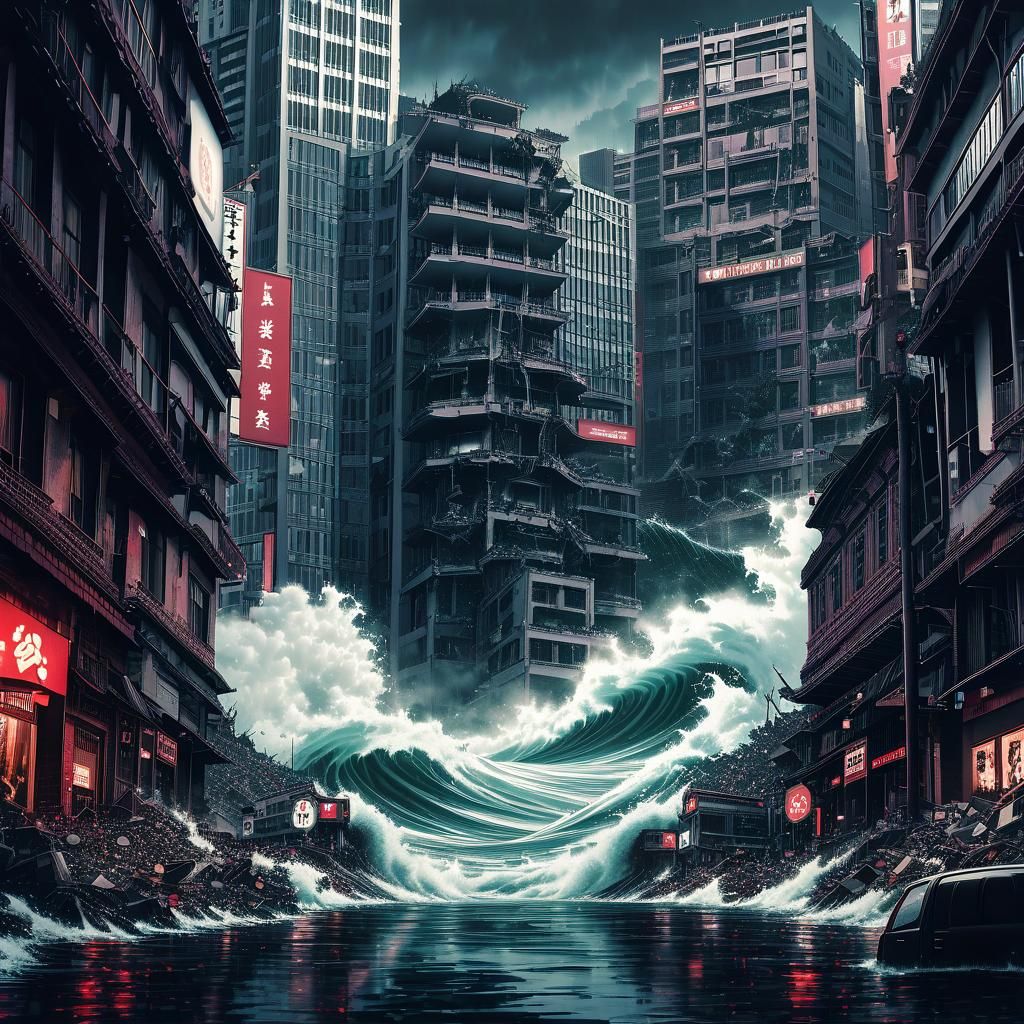 All your arrogant fortresses washed away...  by @K