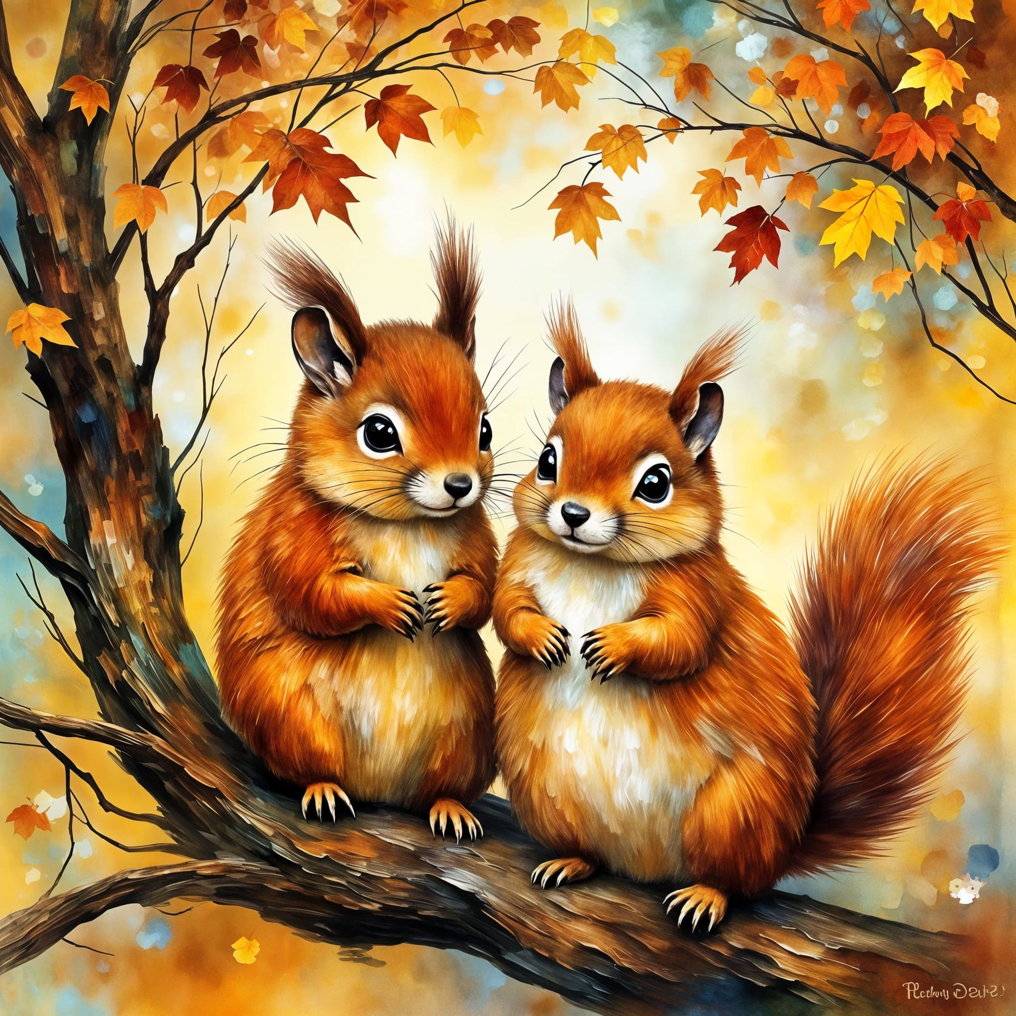 October is my fluffy-fantasy-Squirrel Month this year......
