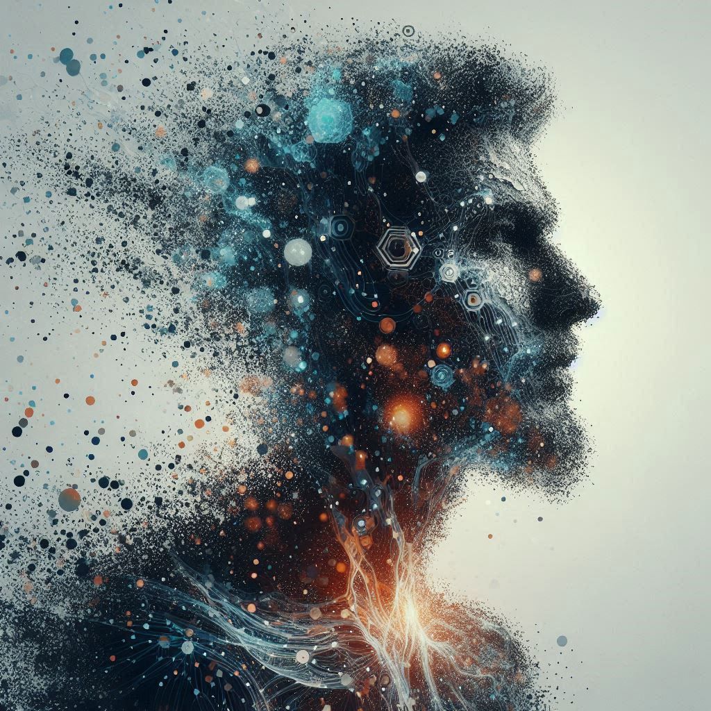 double exposure beautiful fantasy DALL-E 3 portrait landscap...