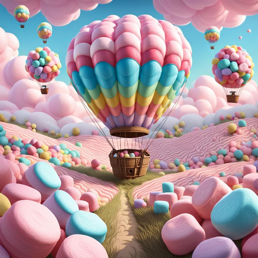 Candy land - AI Generated Artwork - NightCafe Creator