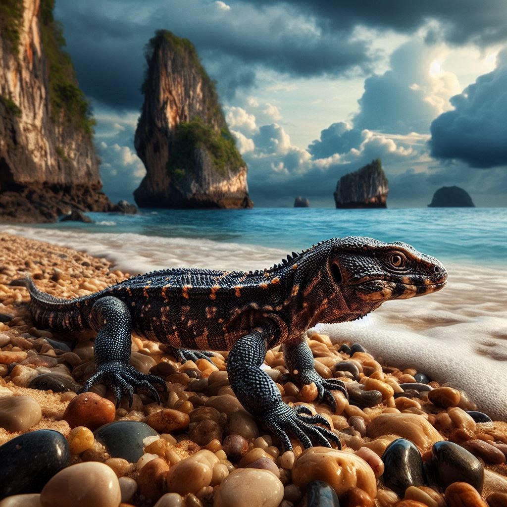Lizard Beauty Scenery