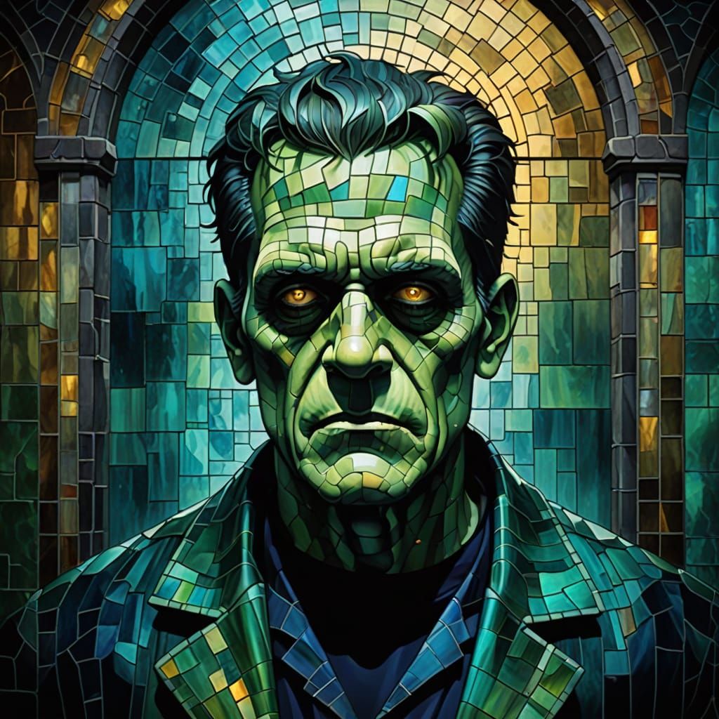 Monster Mosaic   by @Happy Jack