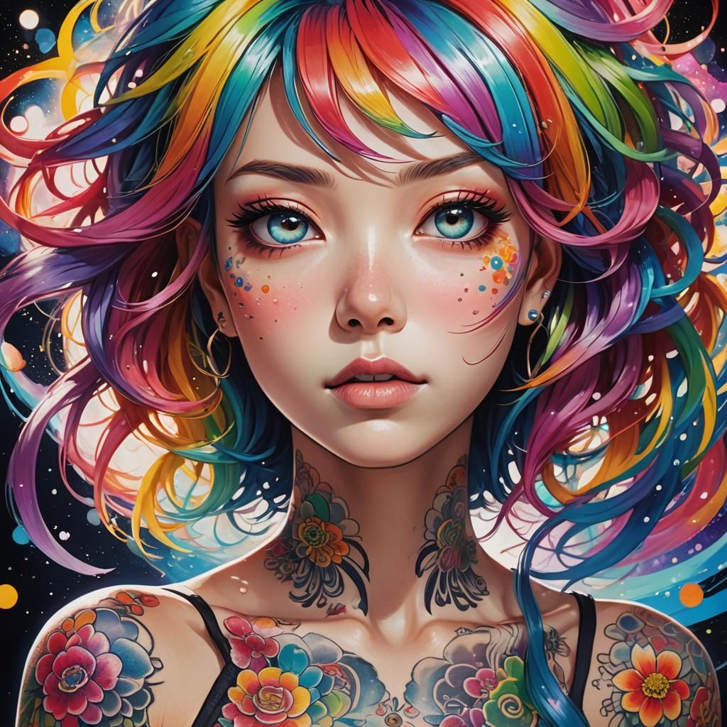 Colorful portrait