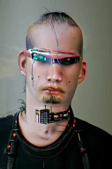cyberpunk this dude in the photo