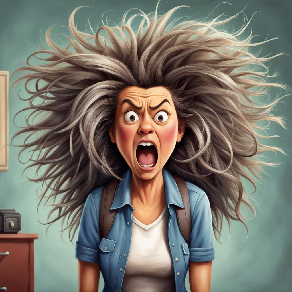 Bad hair day  by @Relaxing Kiwi