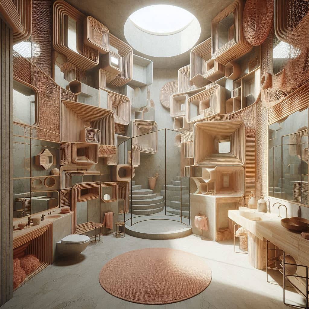 Architectural Wooden Basket Room!!!!