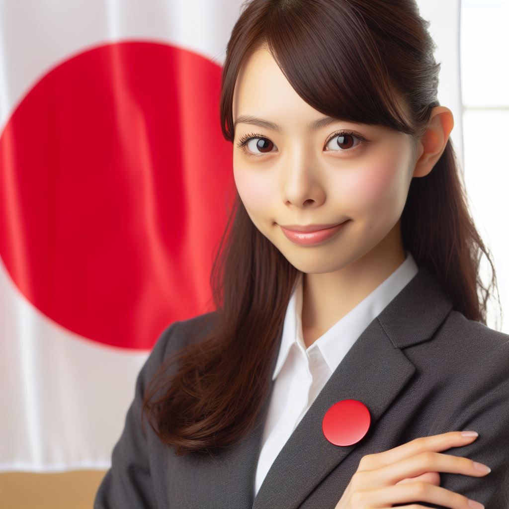 A Japanese girl