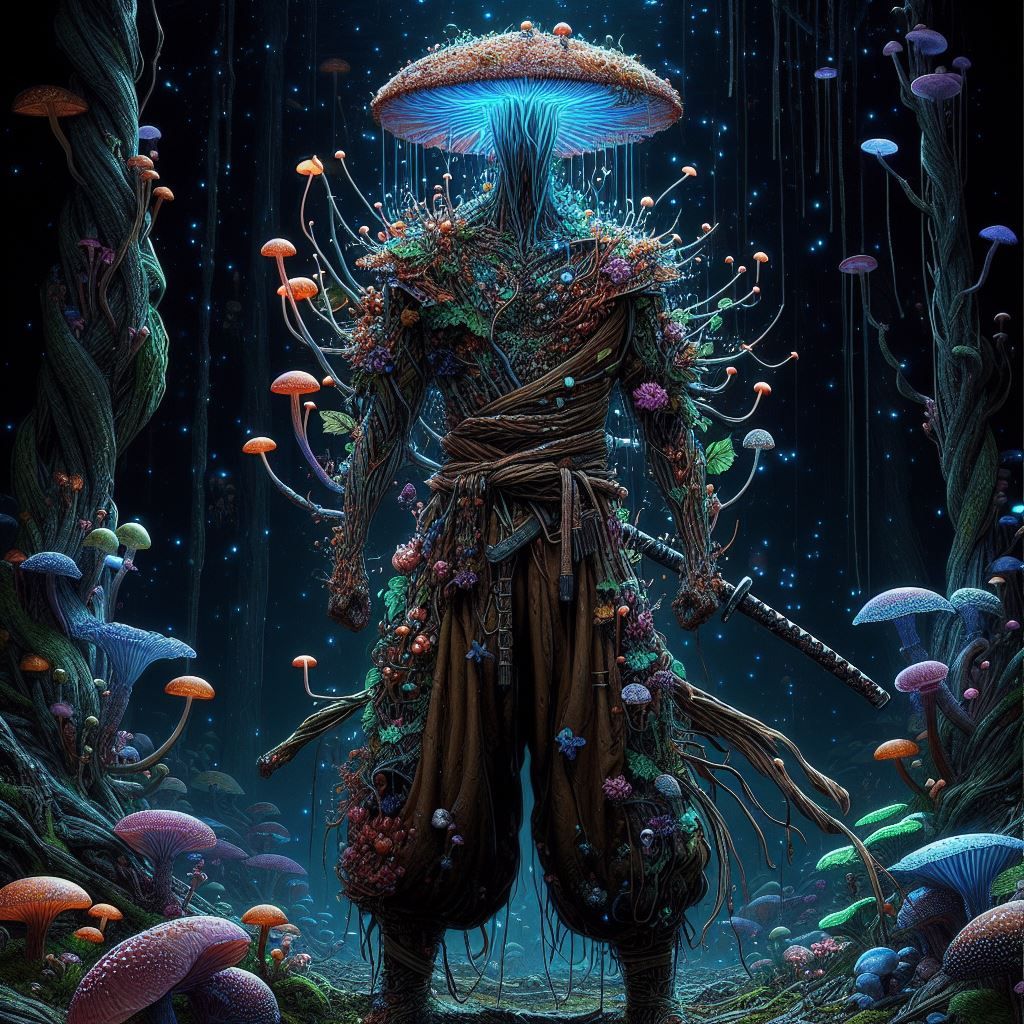 Myconid Samurai Warrior