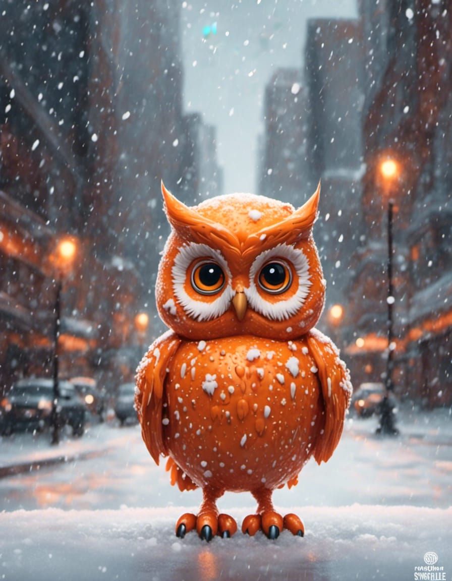 Orange Owl 
