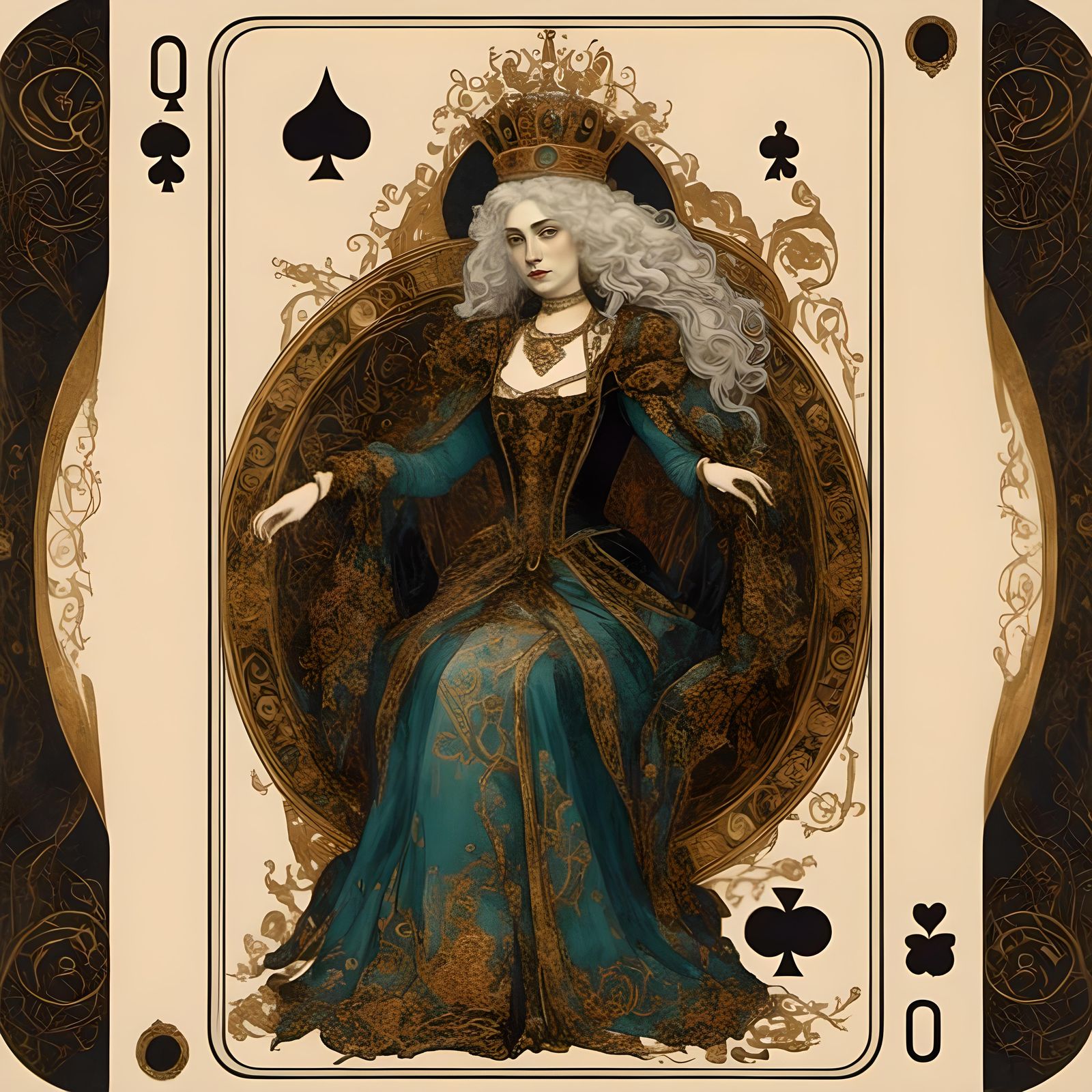 Queen of Spades - AI Generated Artwork - NightCafe Creator