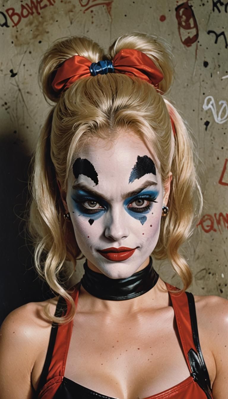 harley quinn Portrait in russ meyer