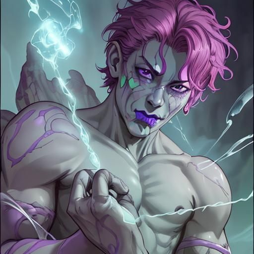 Hisoka with an Infinity Stone