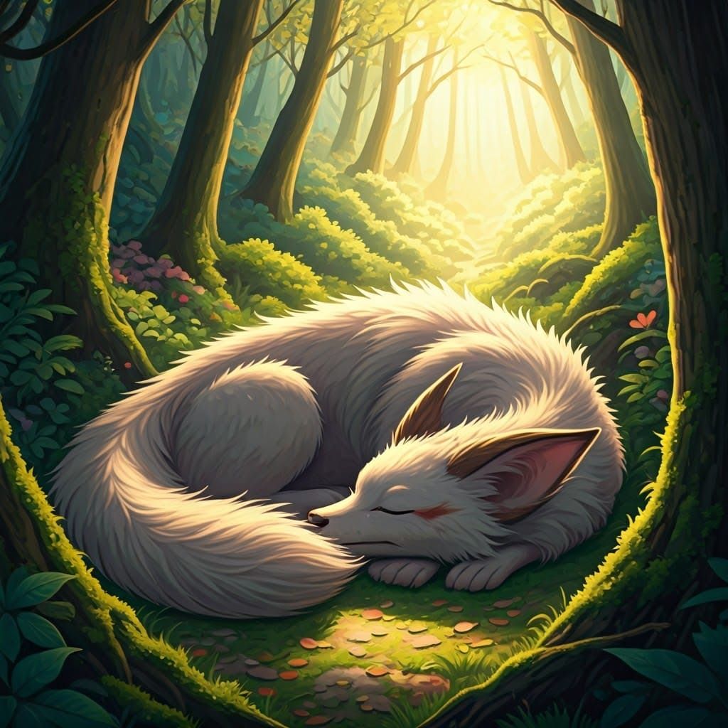 Sleeping Direfox
