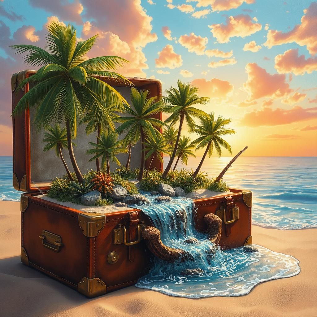 palm trees  by @Wolfie