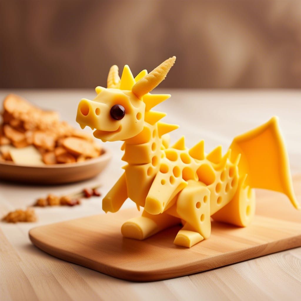 Cheese Dragon  by @Cookie123