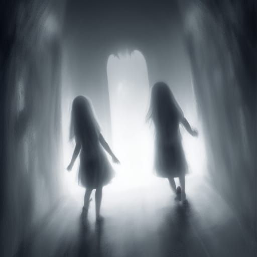 Spooky Hallway - AI Generated Artwork - NightCafe Creator