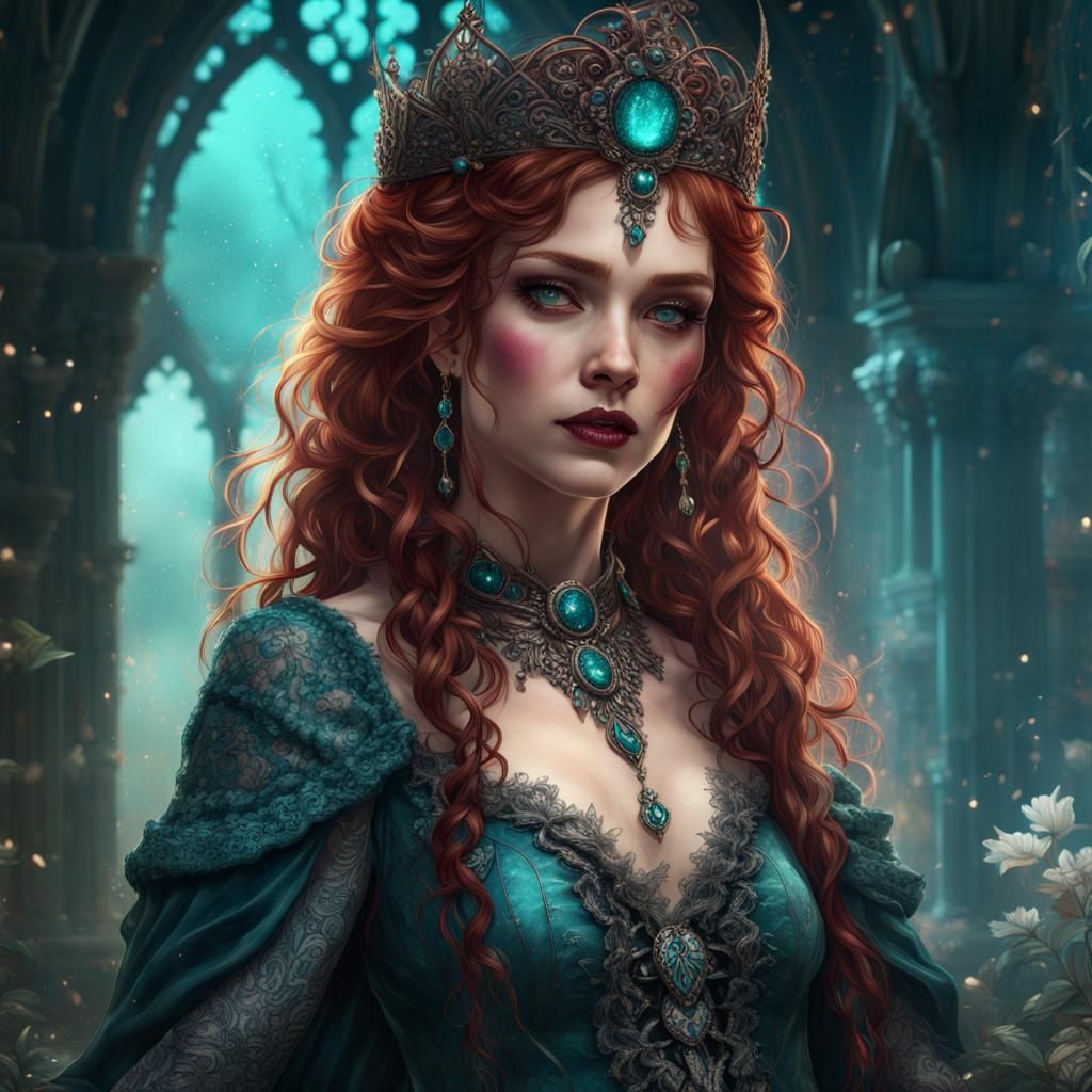 Beautiful gothic princess - AI Generated Artwork - NightCafe Creator