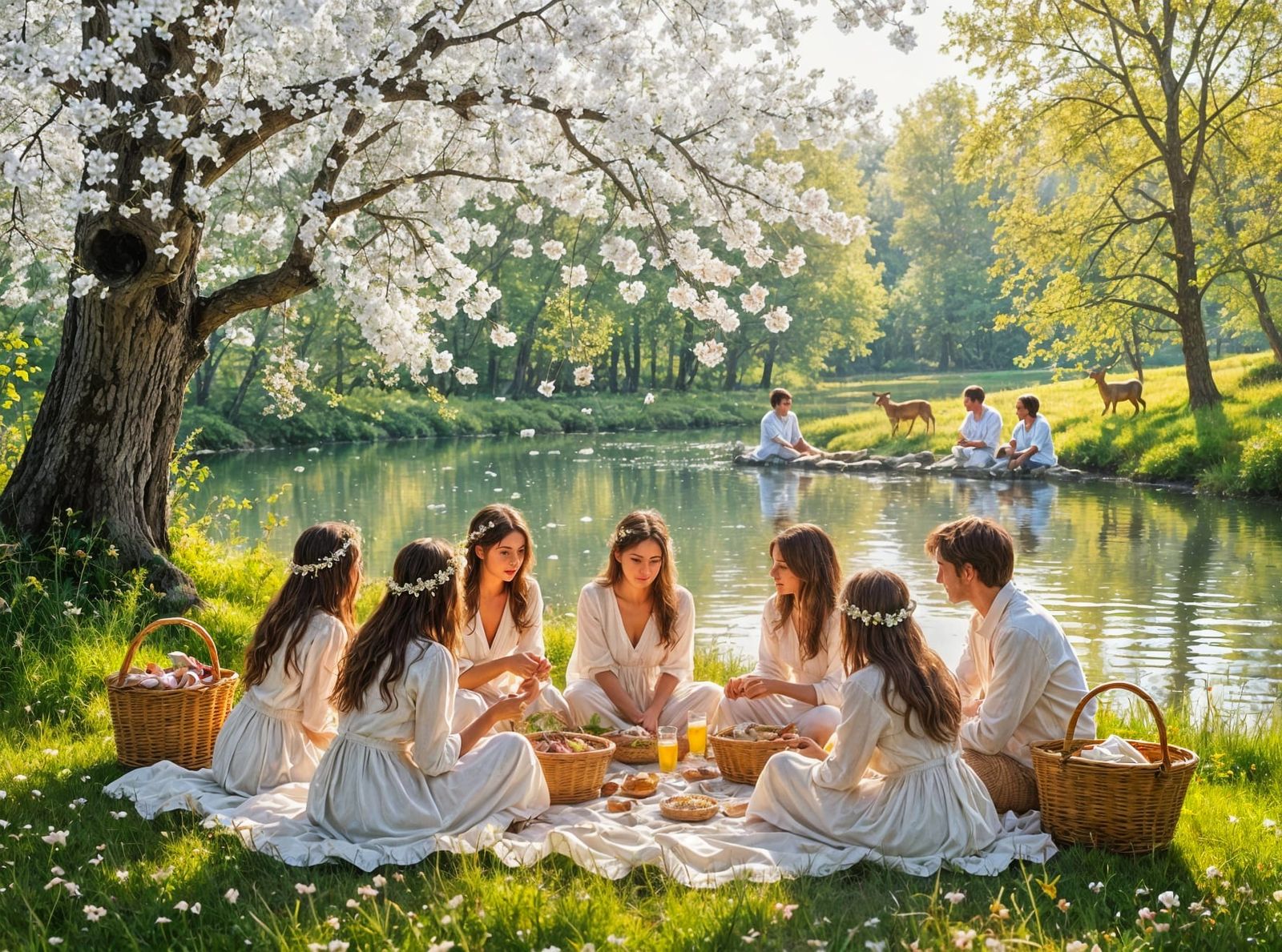 The Traditional Festival of the White Hawthorn. Celebrating spring when the the White Hawthorn blooms. ...  by @Havping