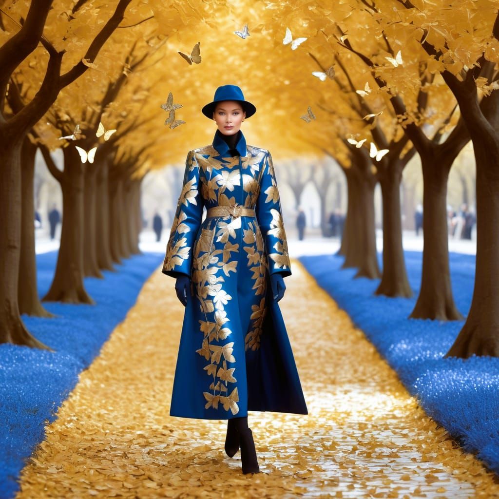 🔷 La Dame en BLEU 🔷