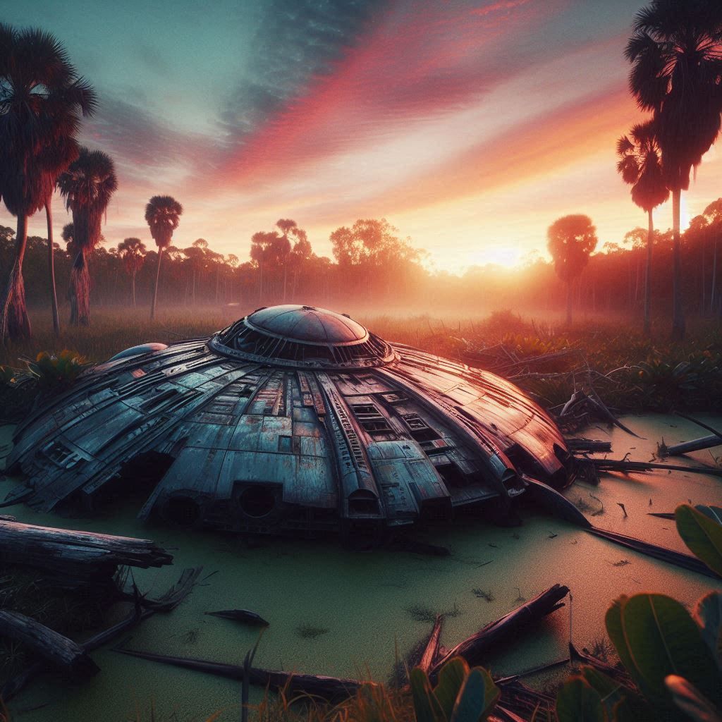 Derelict Alien Spacecraft