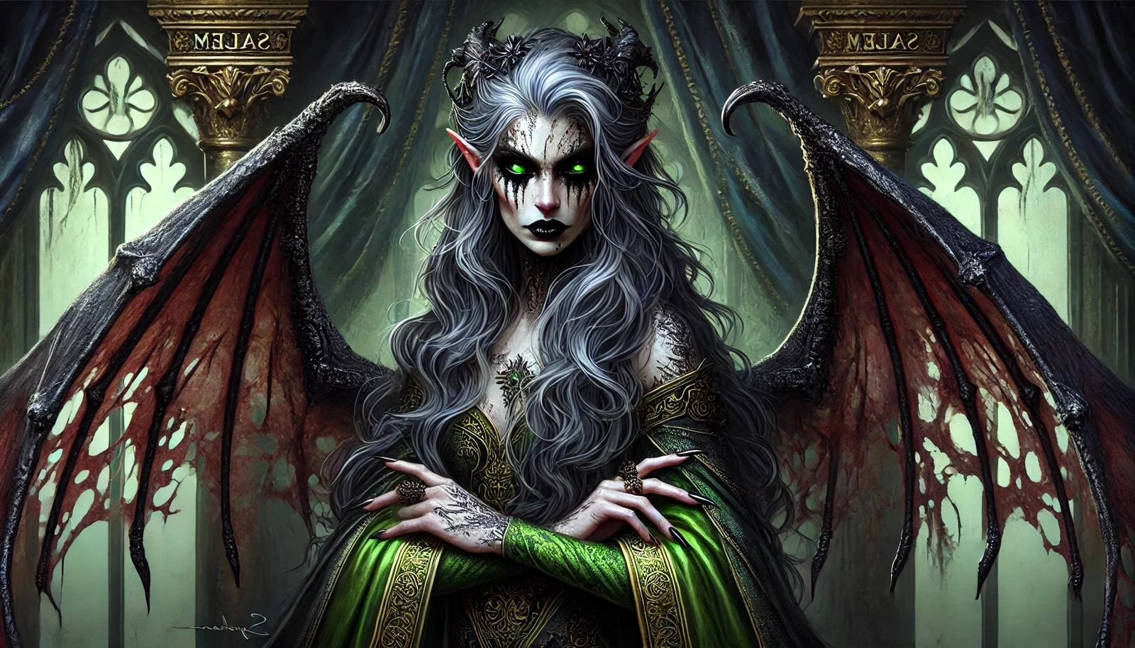 Former "Demon" Queen, Syren Grimoore