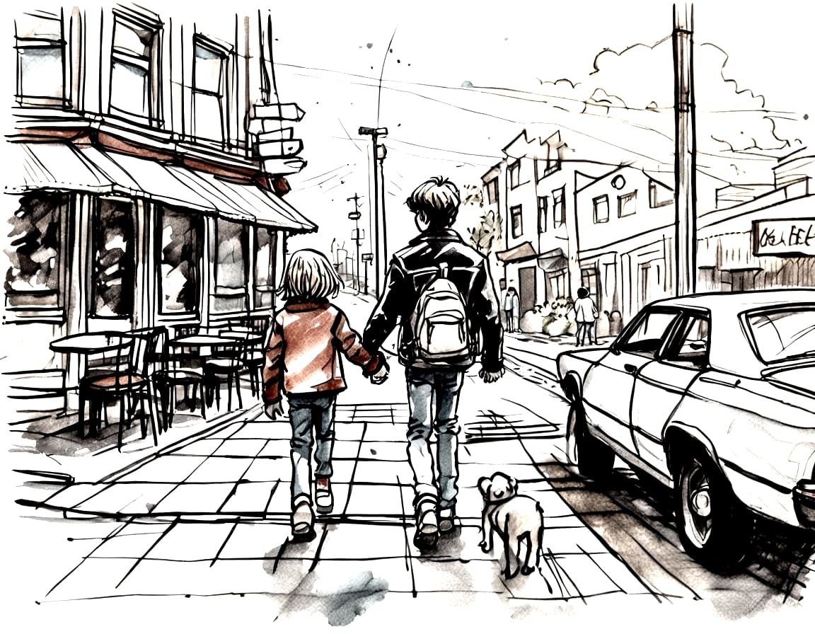 Reminiscing About Simpler Days  by @TC