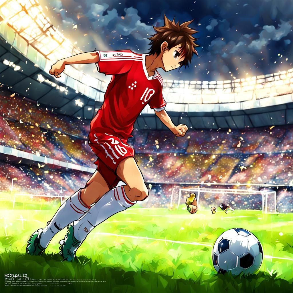 Soccer Player - AI Generated Artwork - NightCafe Creator