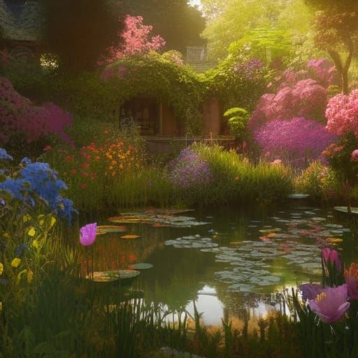 Wild Fantasy Garden   by @Dylan