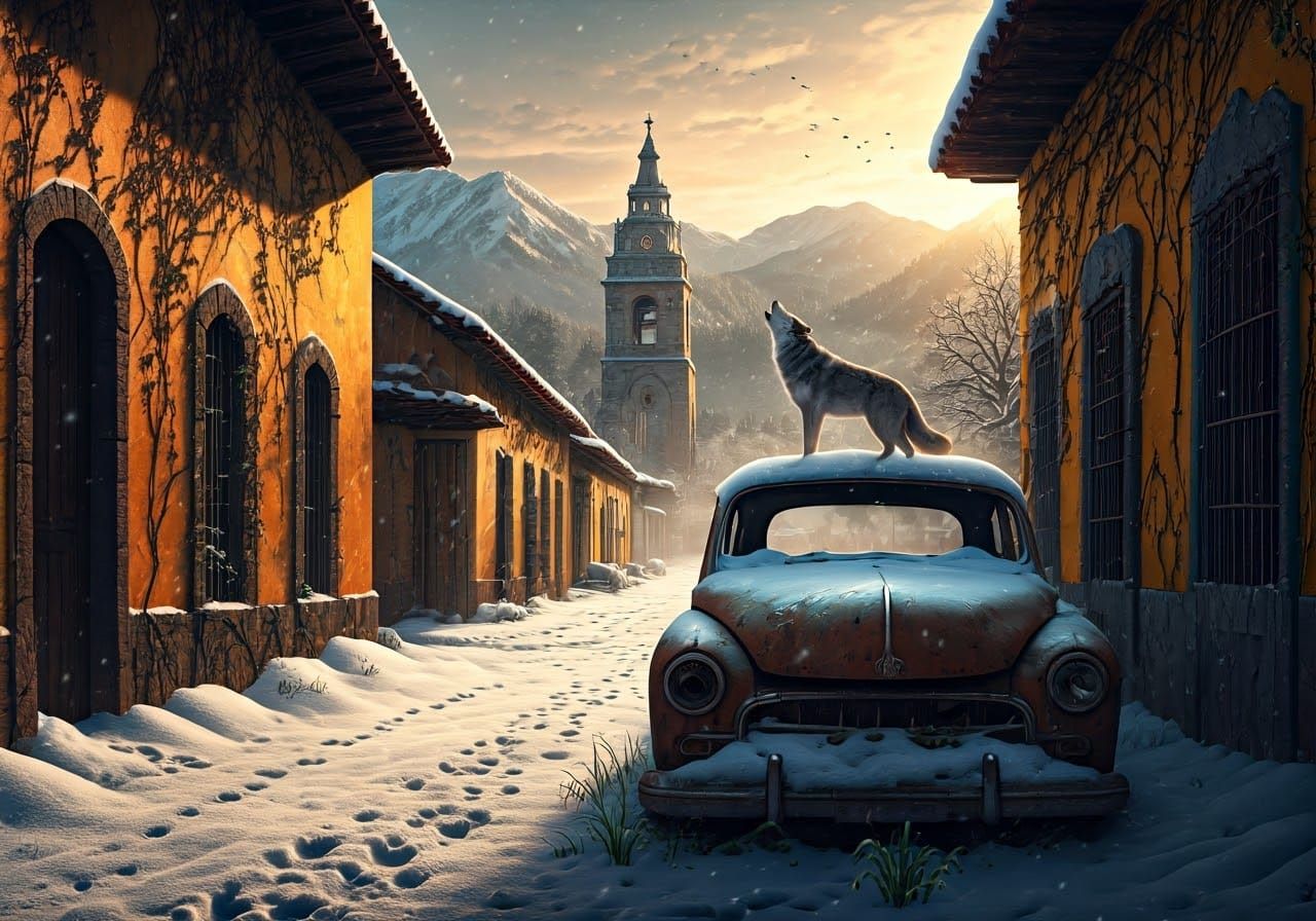 Last inhabitant of the town  by @Jorge