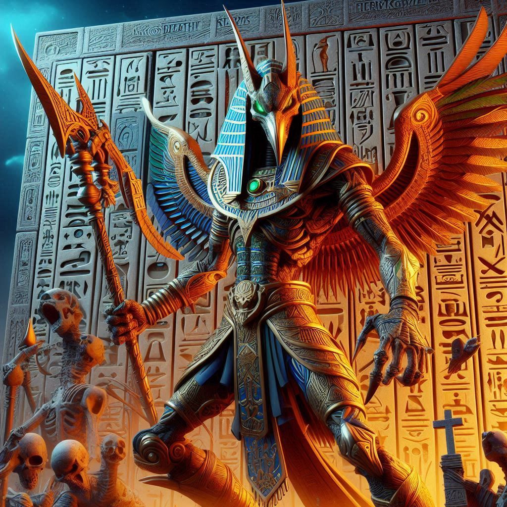 Deadly hieroglyphs epic Anubis